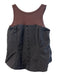 Reformation Size 4 Brown & Black Nylon Sleeveless Scoop Neck corset Tank Top Brown & Black / 4