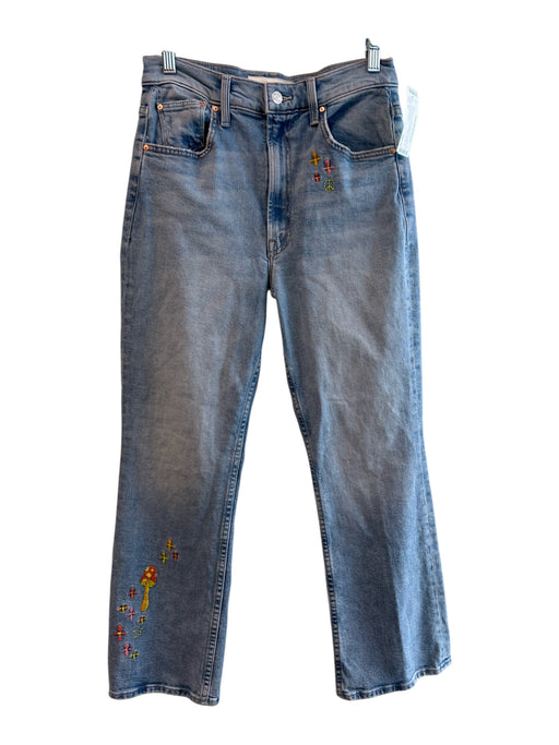 Mother Superior Size 27 Light Wash Cotton Blend 5 Pocket Zip Fly High Rise Jeans Light Wash / 27