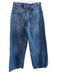 Alice & Olivia Size 28 Med Dark Wash Cotton Blend Wide Leg 5 Pocket Jeans Med Dark Wash / 28