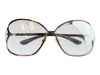 Tom Ford Bronze Metal Butterfly Shape Light lens Sunglasses Bronze