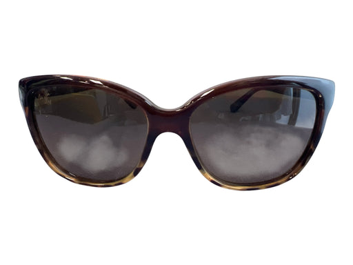 Maui Jim Amber Acetate Slope Browline Tortoise Polarized Sunglasses Amber