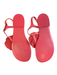 Chanel Shoe Size 39 Pink Velvet & Leather Thong Strap Flower Detail Flats Shoes Pink / 39