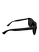 Gucci Black Acetate Rubber Square Grey Lenses Sunglasses Black