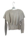 LNA Clothing Size XS Oatmeal Acrylic Long Sleeve Bib Cardigan Sweater Oatmeal / XS