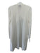 W by Worth Size XP White Cotton Blend Open Front Knit Long Sleeve Long Cardigan White / XP