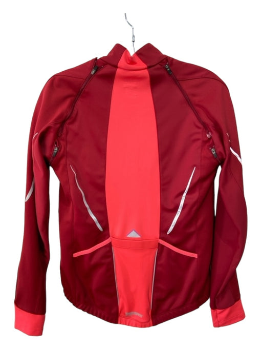 Gore Bike Wear Size M Red Polyester High Neck Zip Front Long Sleeve Jacket Red / M