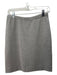 Ralph Lauren Black Size M Gray Cashmere Blend Elastic Waist Knit Skirt Gray / M