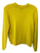 Rag & Bone Size XS Yellow Cashmere Knit Round Neck Long Sleeve Ribbed Sweater Yellow / XS