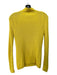 Ralph Lauren Black Size XS Yellow Cotton Blend Mock Neck Ribbed Knit Sweater Yellow / XS