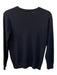 Vince Size XS Navy Cashmere Long Sleeve V Neck Ribbed Trim Sweater Navy / XS