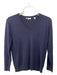 Vince Size XS Navy Cashmere Long Sleeve V Neck Ribbed Trim Sweater Navy / XS