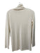 Ann Mashburn Size S Beige Wool Blend Turtleneck Long Sleeve Semi Sheer Sweater Beige / S