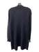 Theory Size S Black Cashmere Open Front Long Sleeve Pockets Ribbed Trim Cardigan Black / S