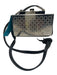 Wendy Stevens Silver & Black Metal Laser Cut Crossbody Hinge kiss lock Bag Silver & Black / XS