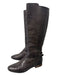 Chloe Shoe Size 39.5 Brown Leather Knee High Almond Toe Slip On Boots Brown / 39.5