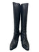 Christian Louboutin Shoe Size 40 Black Leather Knee High Pointed Toe Boots Black / 40