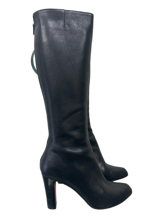 Christian Louboutin Shoe Size 40 Black Leather Knee High Pointed Toe Boots Black / 40