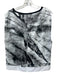 Helmut Helmut Lang Size P White & Multi Polyester Sleeveless Marble Print Top White & Multi / P