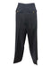 Gucci Size 44 Gray Wool Blend Mid Rise Trouser Straight Leg Flat Pockets Pants Gray / 44