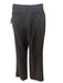 Gucci Size XS Brown Wool High Rise Trouser Straight Leg Herringbone Pants Brown / XS