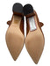 J Crew Shoe Size 8 Camel Brown Leather Ankle Pointed Toe Block Heel Booties Camel Brown / 8