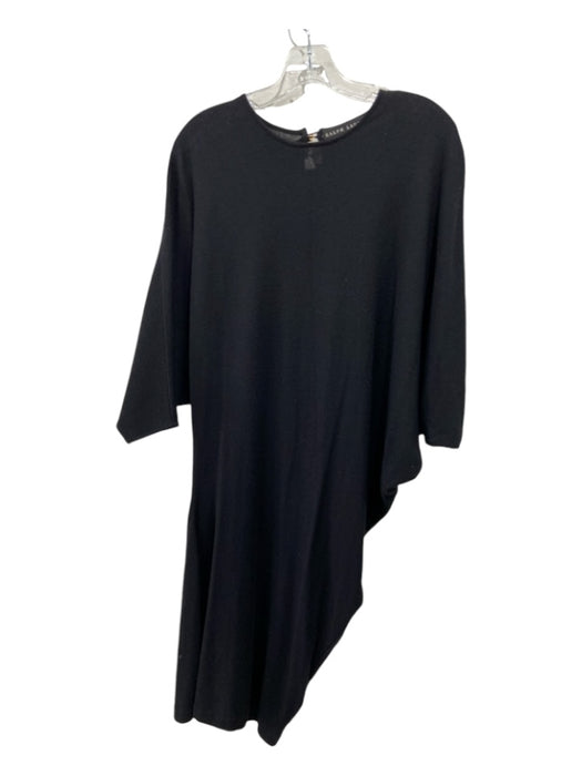 Ralph Lauren Black Size M Black Cashmere Round Neck Keyhole Back Shift Dress Black / M