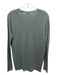 Vince Size XS Sage green Wool Blend Thin Knit V Neck Ribbed Trim Long Sleeve Top Sage green / XS