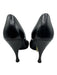 Balenciaga Paris Shoe Size 38.5 Black Leather Upper Pointed Almond Toe Pumps Black / 38.5