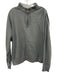 Peter Millar Size L Gray Cotton Solid Quarter Zip Men's Sweater Gray / L