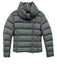 Colmar Size 42 Gray Polyester Duck Down Shimmer Zip Front Puffer Jacket Gray / 42