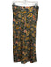J.McLaughlin Size 8 Navy, Yellow & Multi Viscose Blend Floral Zip Close Skirt Navy, Yellow & Multi / 8