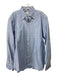 Culturata Size XL Light blue Cotton Solid Oxford Button Down Long Sleeve Shirt XL