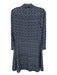 Veronica Beard Size 2 Blue, black, & white Silk Button Down Collar Dress Blue, black, & white / 2