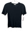 Rag & Bone Size Small Black Cotton Blend Short Sleeve Ribbed Top Black / Small