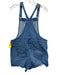 Madewell Size XL Blue Cotton Denim Frayed Hem Shorts Overalls Blue / XL