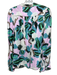 Munthe Size 40 Blue, Purple & Multi Viscose Blend Long Sleeve Abstract Print Top Blue, Purple & Multi / 40