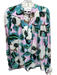 Munthe Size 40 Blue, Purple & Multi Viscose Blend Long Sleeve Abstract Print Top Blue, Purple & Multi / 40