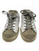 Golden Goose Shoe Size 37 White, Gray & Pink Leather Suede Toe Metallic Sneakers White, Gray & Pink / 37