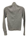 JW Anderson Size S Gray Cotton Blend Ribbed Knit Zip Front high neck Jacket Gray / S