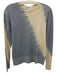 Derek Lam 10 Crosby Size XS Cream White & Blue Wool Knit Tie Dye Sweater Cream White & Blue / XS