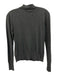 L'agence Size XS Dark Gray Cotton Blend Knit Long Sleeve 1/2 Button Sweater Dark Gray / XS