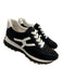 Veronica Beard Shoe Size 8 Black & White textile upper Suede Detail Sneakers Black & White / 8