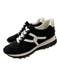 Veronica Beard Shoe Size 8 Black & White textile upper Suede Detail Sneakers Black & White / 8