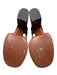 Valentino Garavani Shoe Size 37.5 Dark Brown Leather Upper Suede Sandals Dark Brown / 37.5