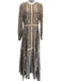 Altuzarra Size 36 Cream Beige & Multi Missing Fabric Tag Leopard Print Dress Cream Beige & Multi / 36