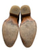 Tecovas Shoe Size 8 Brown Leather Upper Pull Tabs Round Almond Toe Cowboy Boots Brown / 8