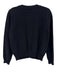Frame Size M Black Cotton Blend Textured Knit Button Front Cropped Sweater Black / M