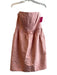 Shoshanna Size 2 Pale Pink Cotton & Silk Strapless Textured Back Zip Dress Pale Pink / 2