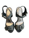 Coach Shoe Size 5.5 B Black Leather Pump Almond Toe Open Toe Shoes Black / 5.5 B