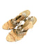 Donald J Pliner Shoe Size 6M Beige Cork Pump Almond Toe Sling back Shoes Beige / 6M